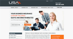 Desktop Screenshot of businessinsuranceusa.com